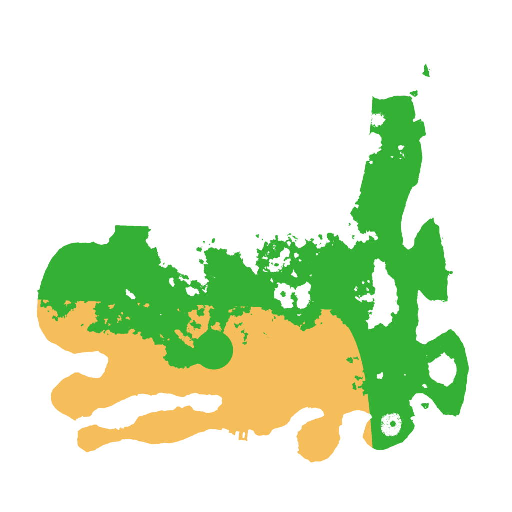 Biome Rust Map: Procedural Map, Size: 3500, Seed: 998075