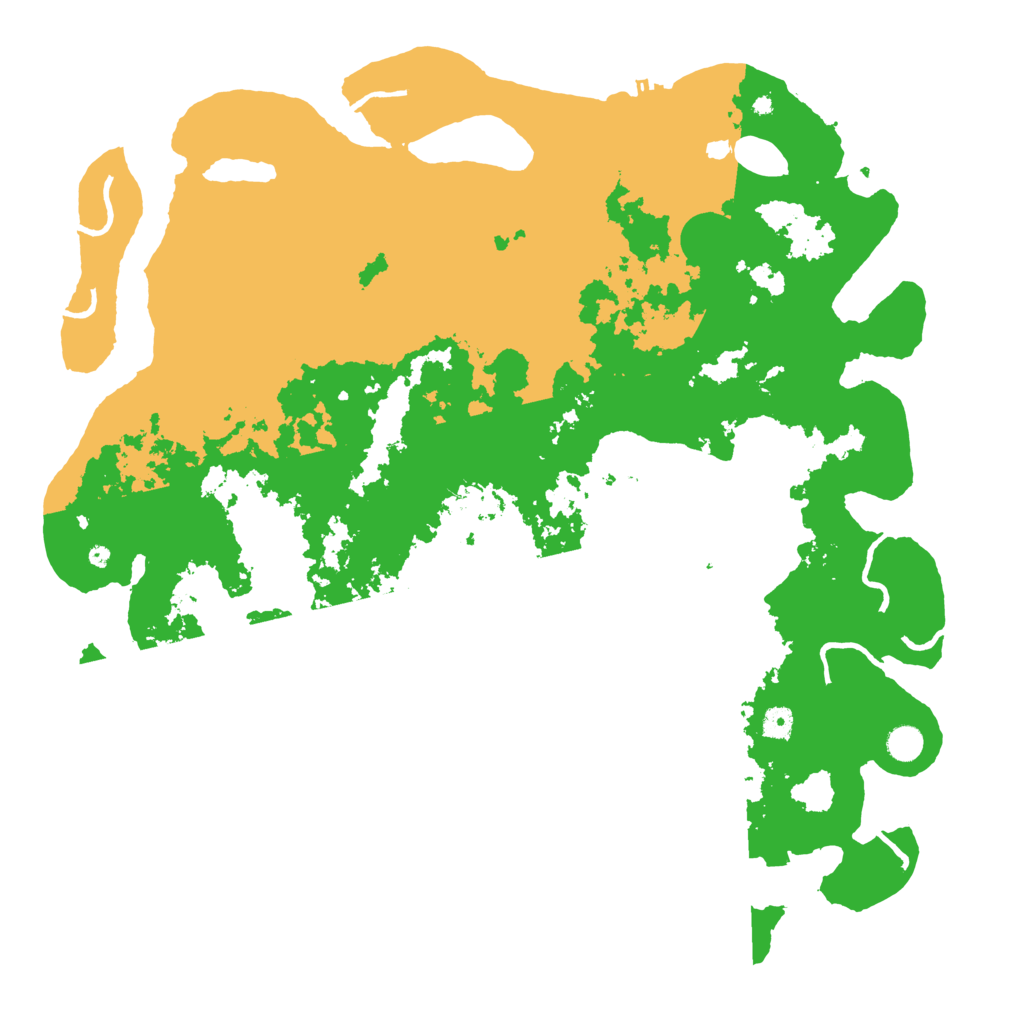Biome Rust Map: Procedural Map, Size: 5000, Seed: 194243782