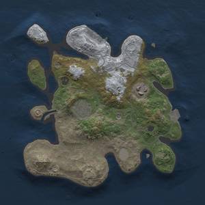 Thumbnail Rust Map: Procedural Map, Size: 2500, Seed: 817167719, 8 Monuments