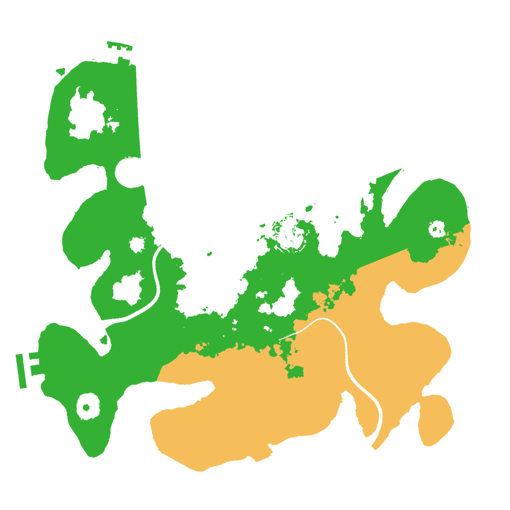 Biome Rust Map: Procedural Map, Size: 3000, Seed: 1455612194