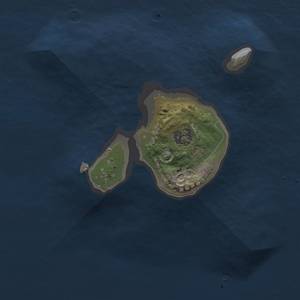 Thumbnail Rust Map: Procedural Map, Size: 1500, Seed: 14748, 3 Monuments