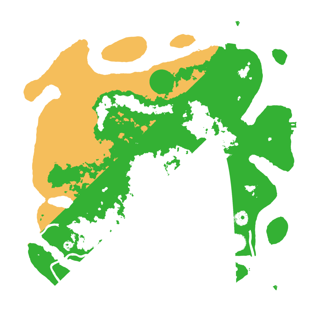 Biome Rust Map: Procedural Map, Size: 3500, Seed: 27482766
