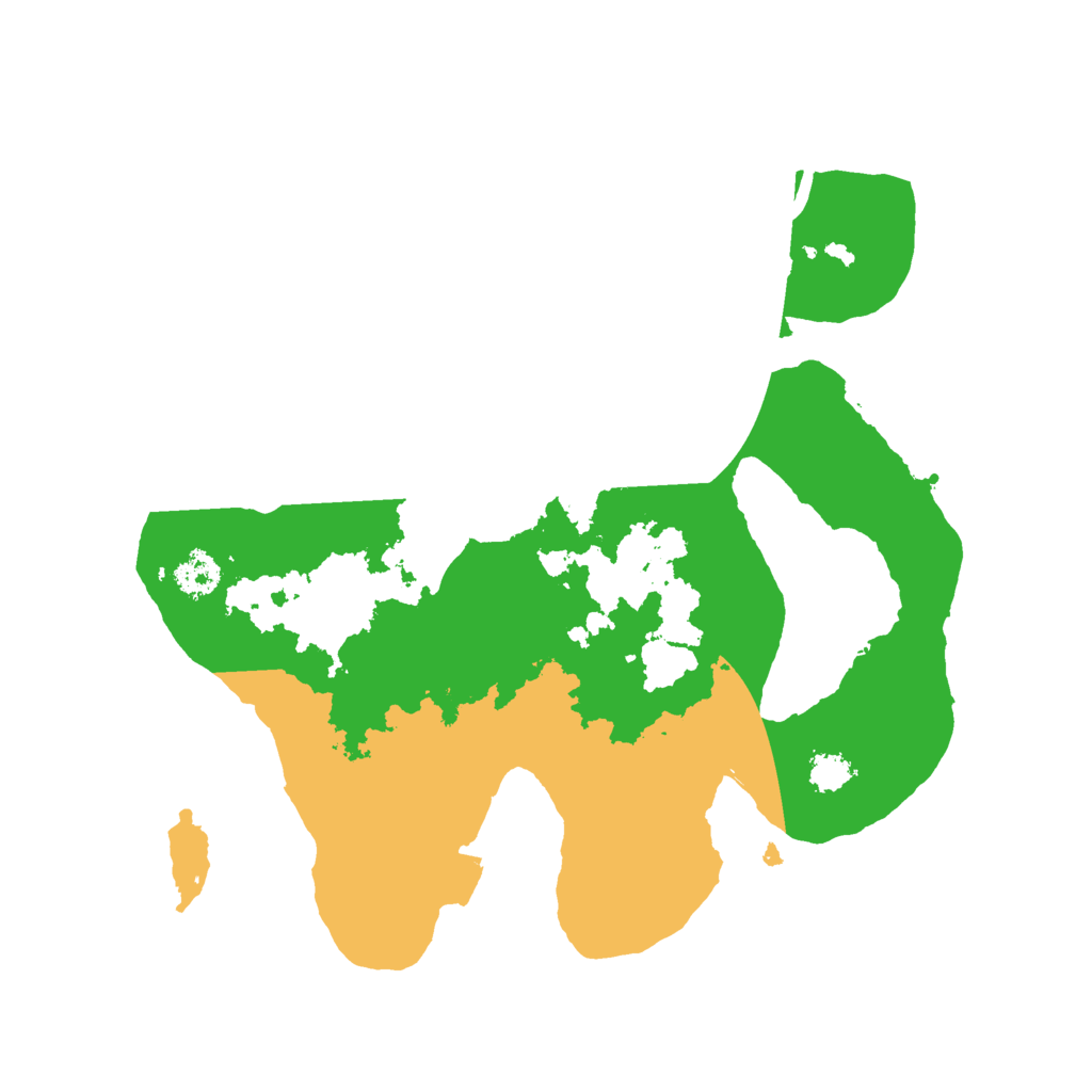 Biome Rust Map: Procedural Map, Size: 2500, Seed: 967846