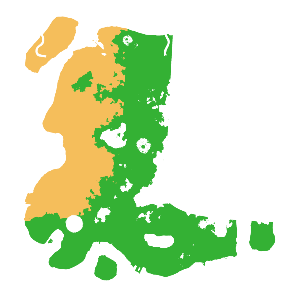 Biome Rust Map: Procedural Map, Size: 3200, Seed: 372533019