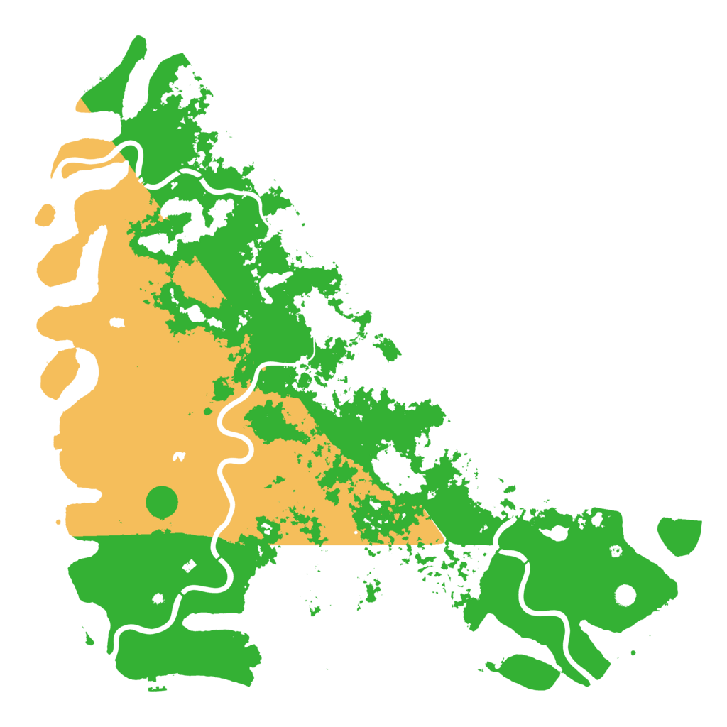 Biome Rust Map: Procedural Map, Size: 6000, Seed: 1704246077