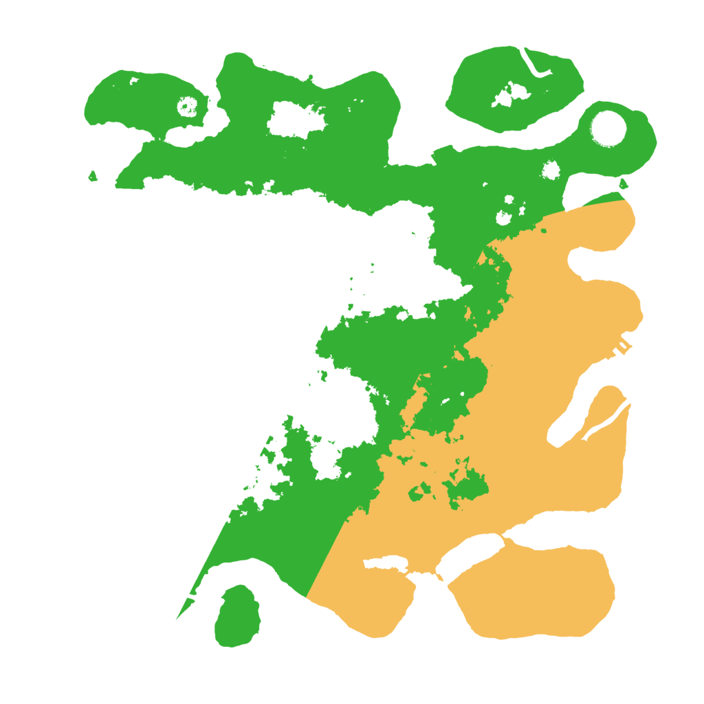 Biome Rust Map: Procedural Map, Size: 3500, Seed: 887237221