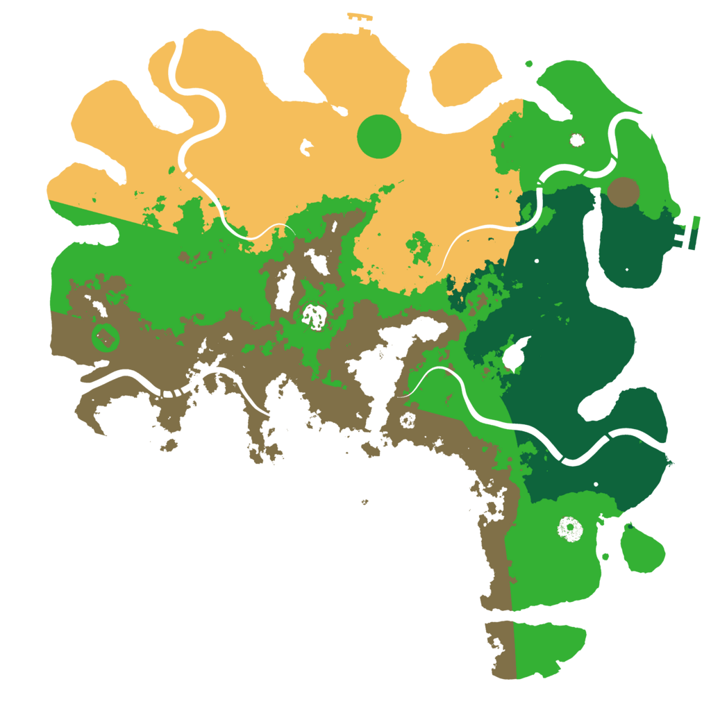 Biome Rust Map: Procedural Map, Size: 4250, Seed: 972252221