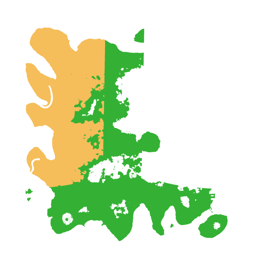 Biome Rust Map: Procedural Map, Size: 3500, Seed: 1595517495