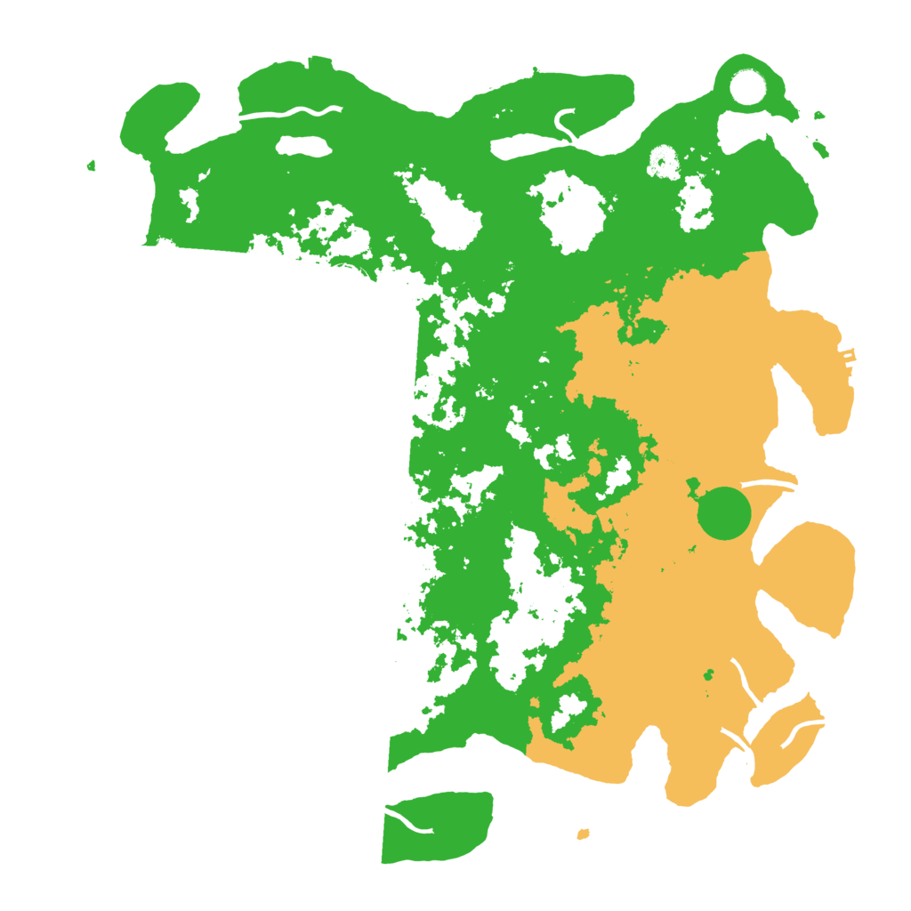 Biome Rust Map: Procedural Map, Size: 4500, Seed: 91231