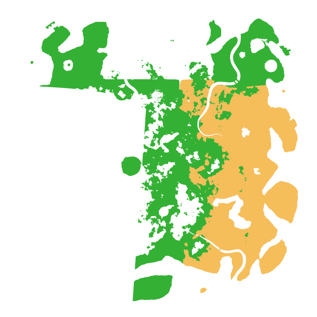 Biome Rust Map: Procedural Map, Size: 4500, Seed: 91231