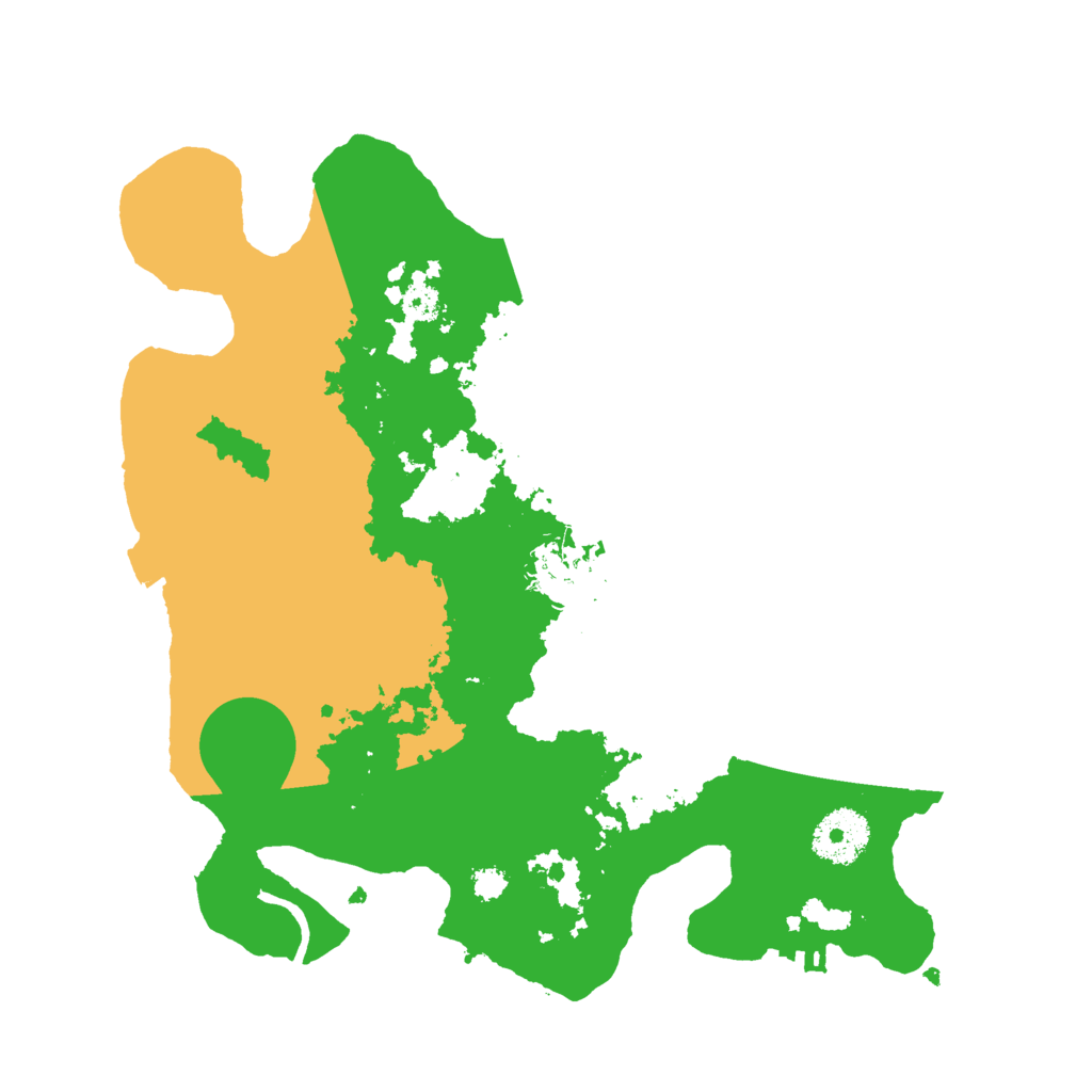 Biome Rust Map: Procedural Map, Size: 3000, Seed: 654647