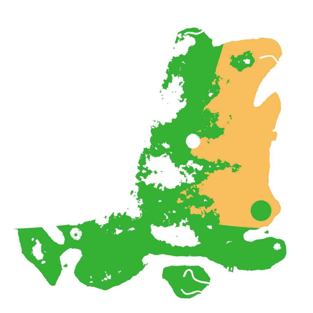 Biome Rust Map: Procedural Map, Size: 4000, Seed: 1513513