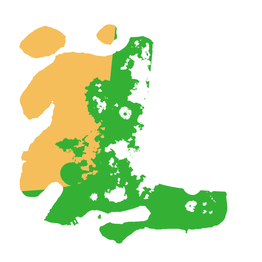 Biome Rust Map: Procedural Map, Size: 3200, Seed: 586495374