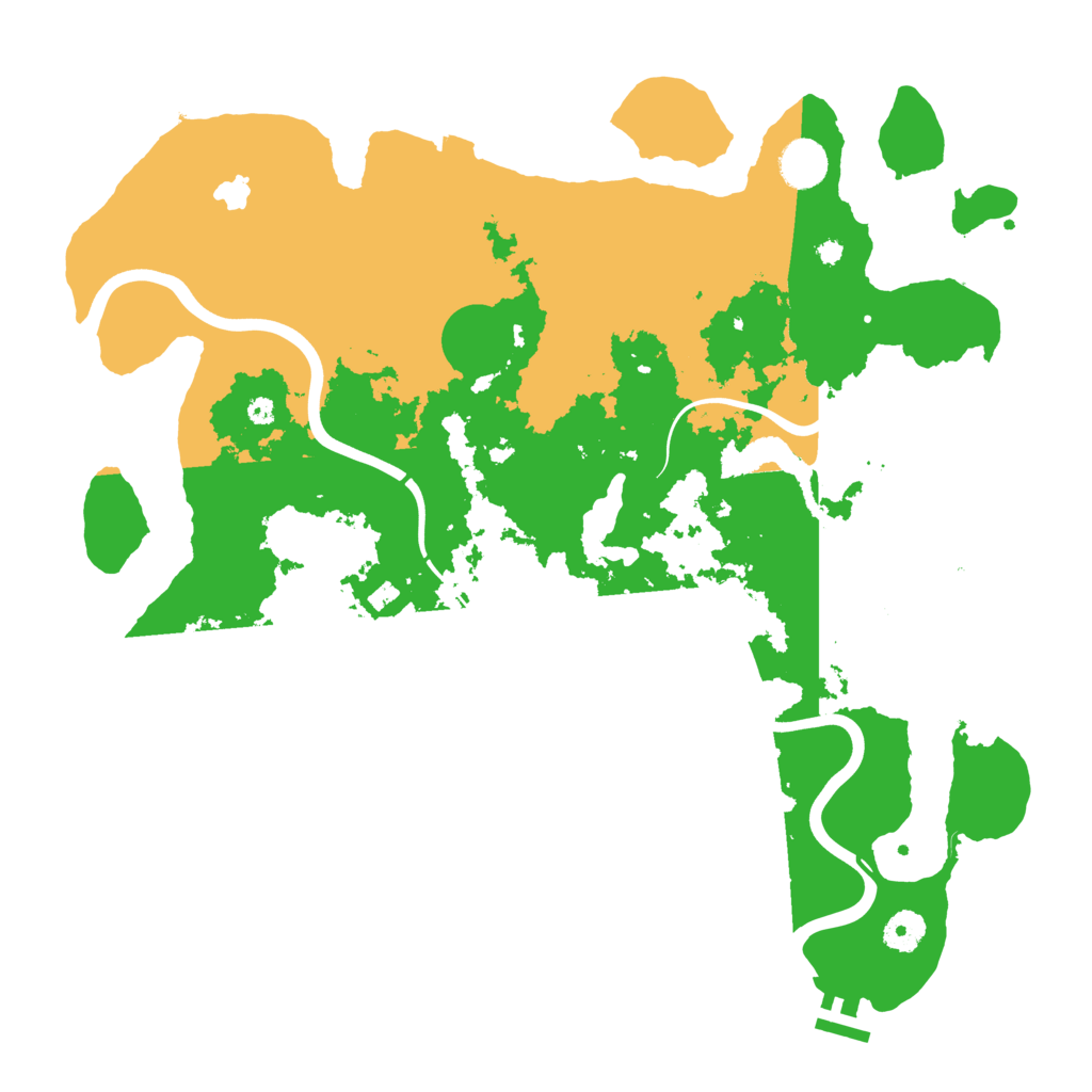 Biome Rust Map: Procedural Map, Size: 4000, Seed: 1716648365