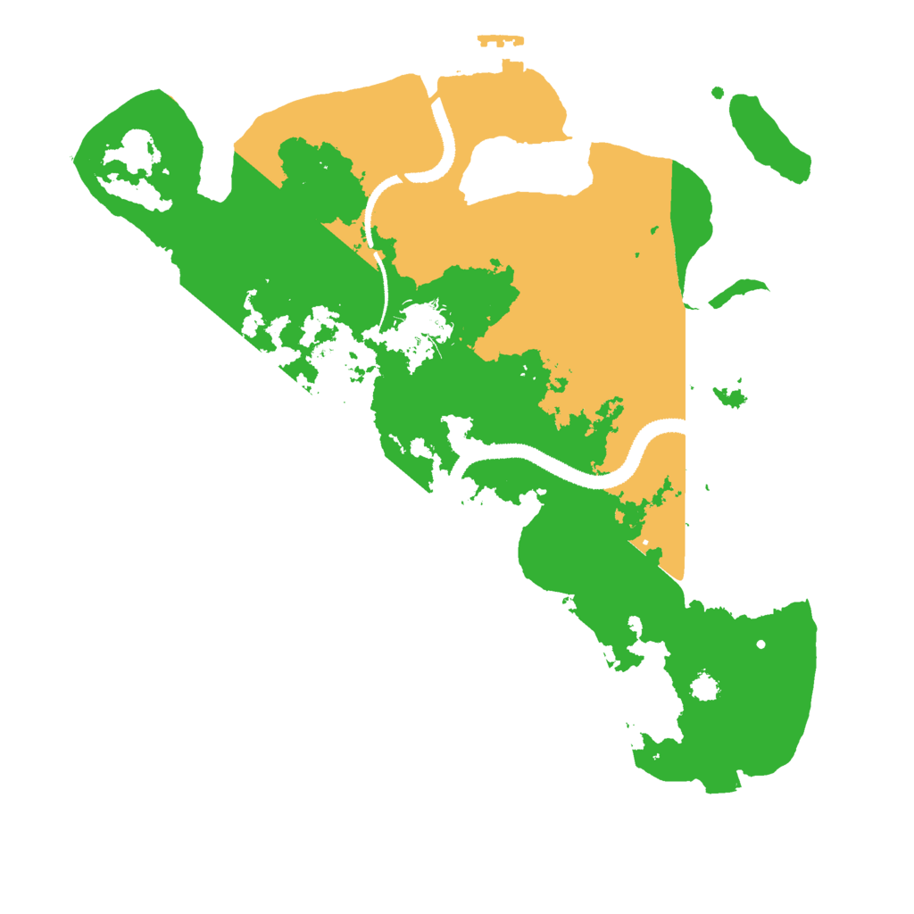Biome Rust Map: Procedural Map, Size: 3000, Seed: 1891071944