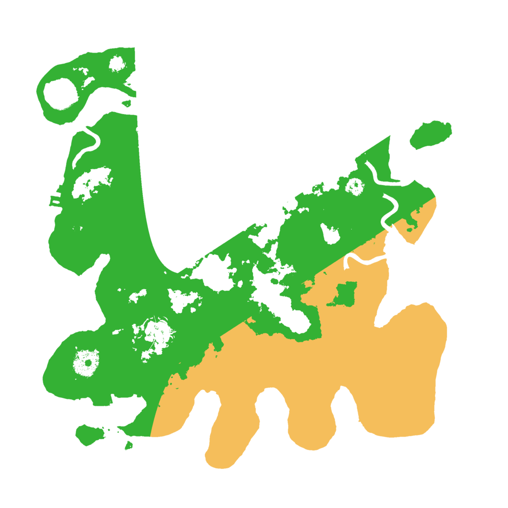 Biome Rust Map: Procedural Map, Size: 3000, Seed: 64577
