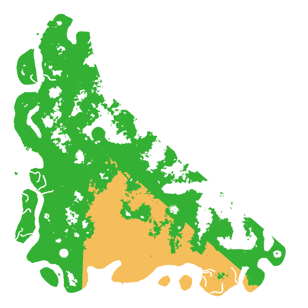 Biome Rust Map: Procedural Map, Size: 6000, Seed: 6598742