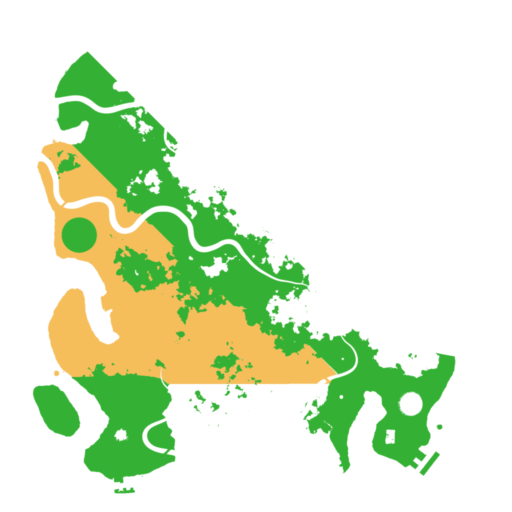 Biome Rust Map: Procedural Map, Size: 3850, Seed: 26635090