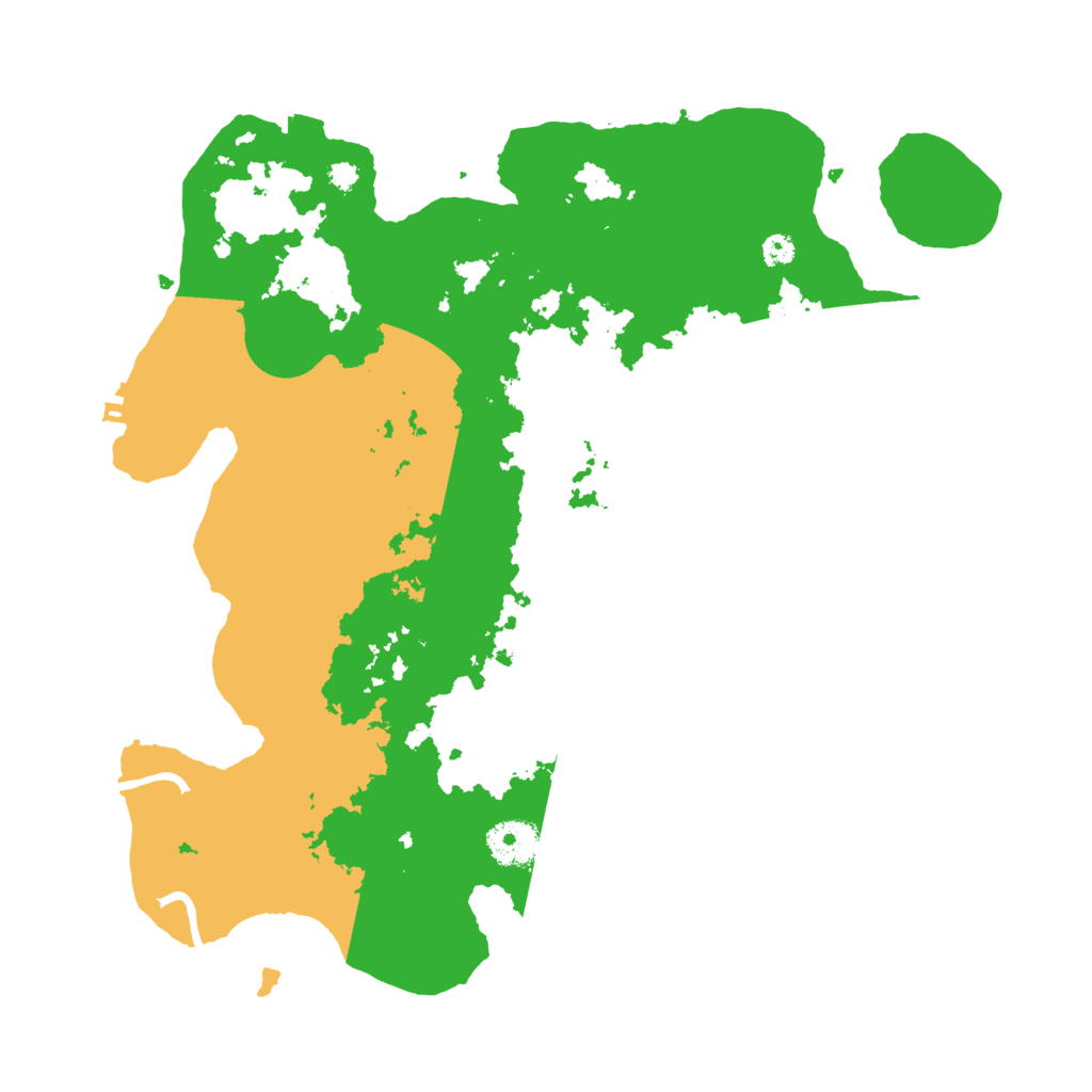Biome Rust Map: Procedural Map, Size: 3500, Seed: 1563505358