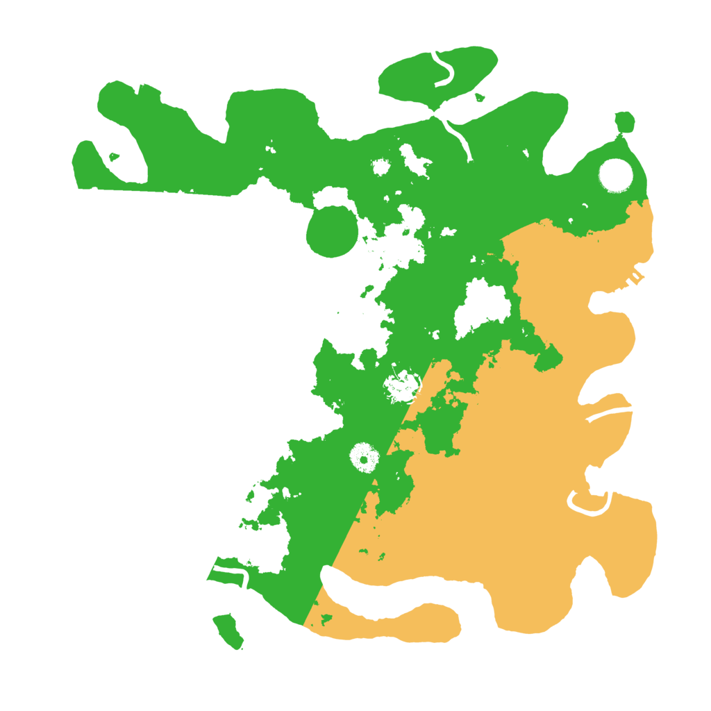 Biome Rust Map: Procedural Map, Size: 3700, Seed: 2063375266