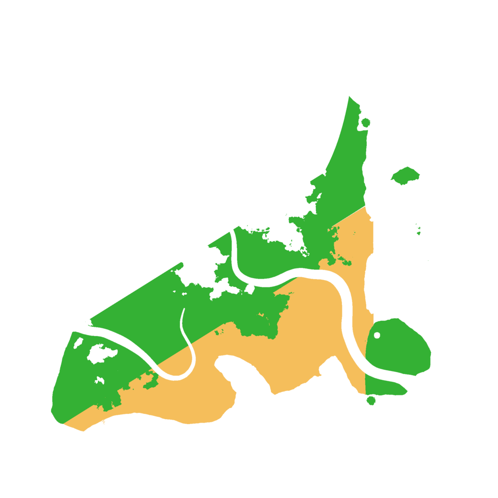 Biome Rust Map: Procedural Map, Size: 2300, Seed: 1167588181