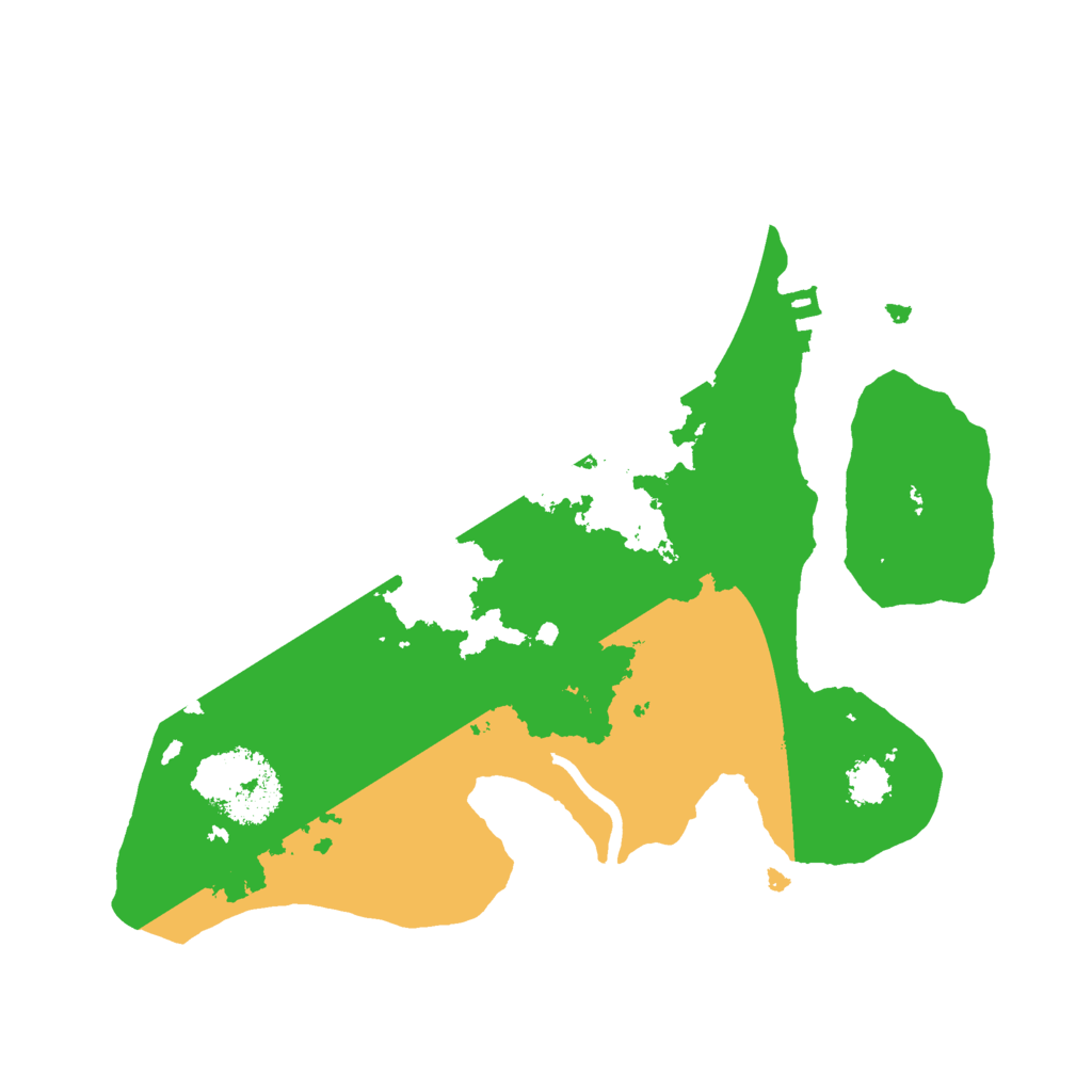 Biome Rust Map: Procedural Map, Size: 2300, Seed: 1167588181