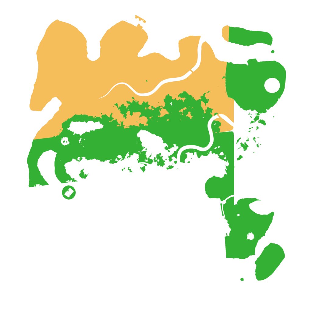 Biome Rust Map: Procedural Map, Size: 3850, Seed: 1496170554