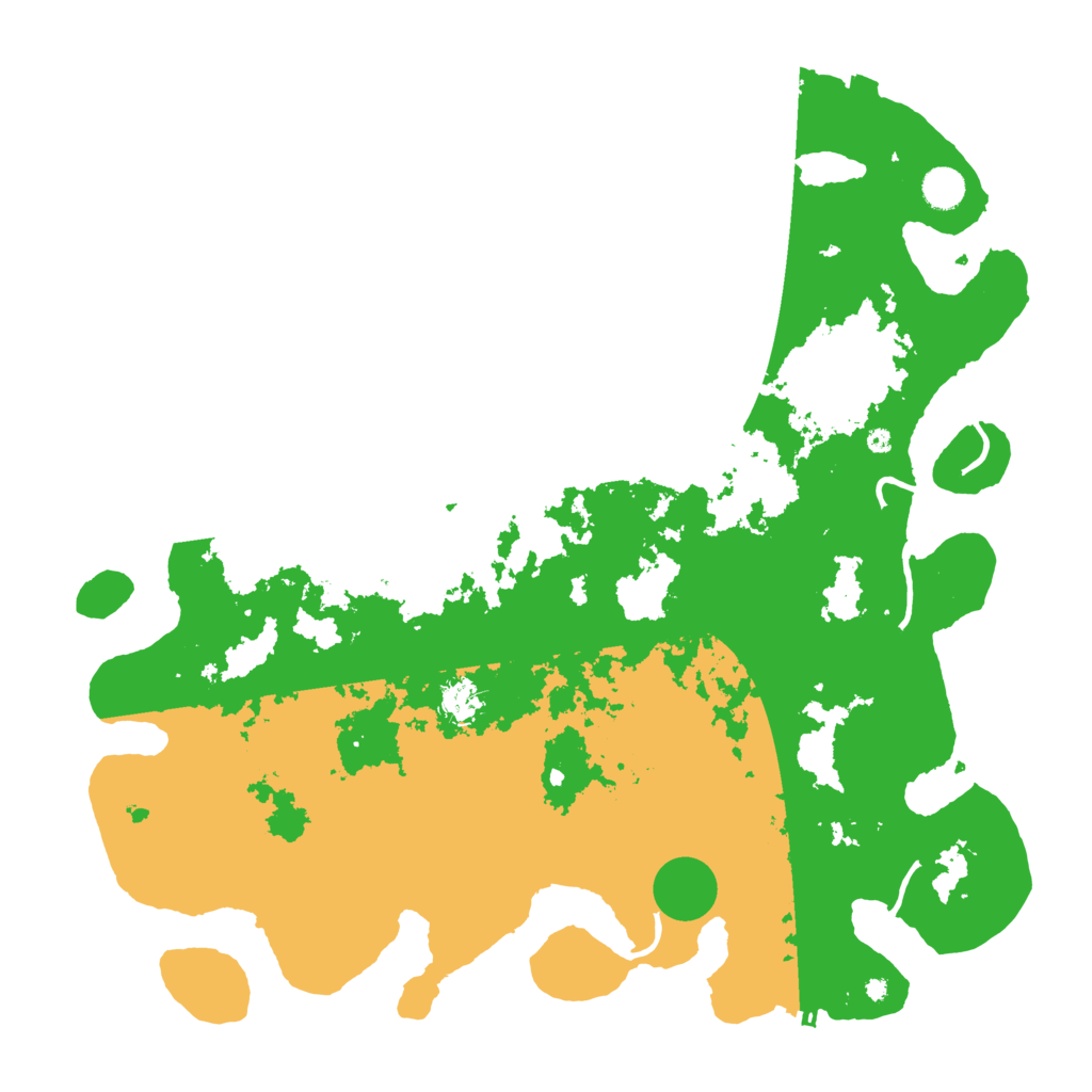 Biome Rust Map: Procedural Map, Size: 4500, Seed: 7657