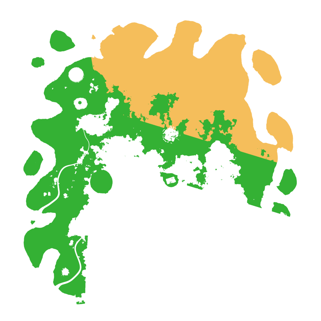 Biome Rust Map: Procedural Map, Size: 3800, Seed: 123554676