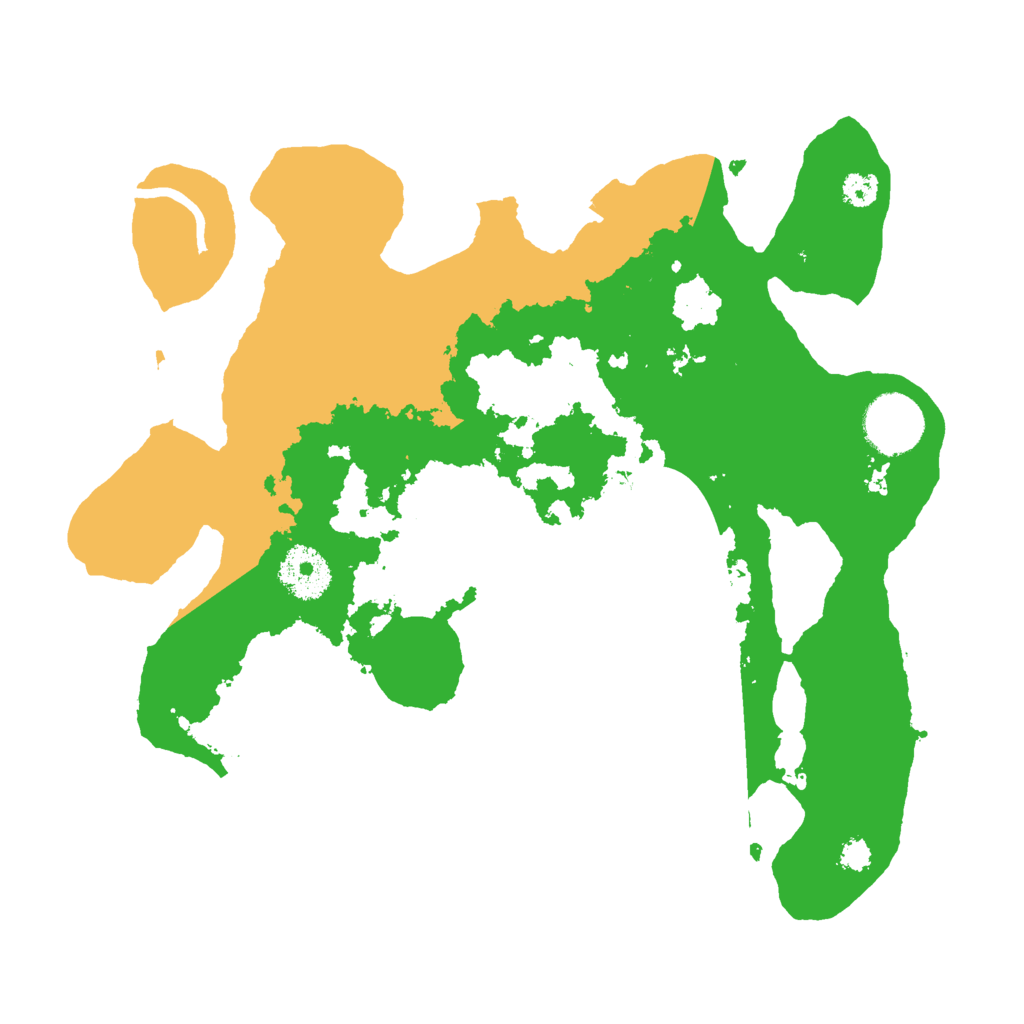 Biome Rust Map: Procedural Map, Size: 3000, Seed: 83343