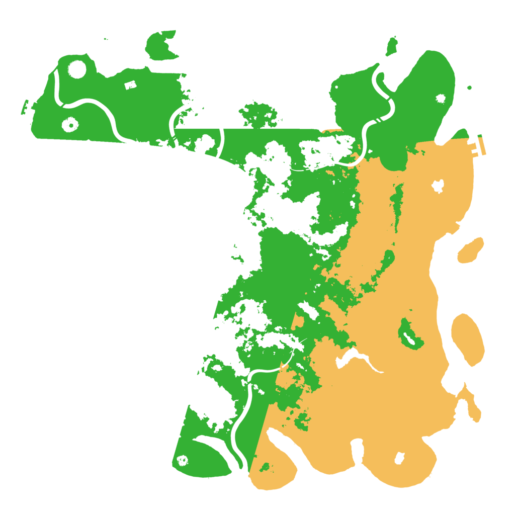Biome Rust Map: Procedural Map, Size: 5000, Seed: 20221111