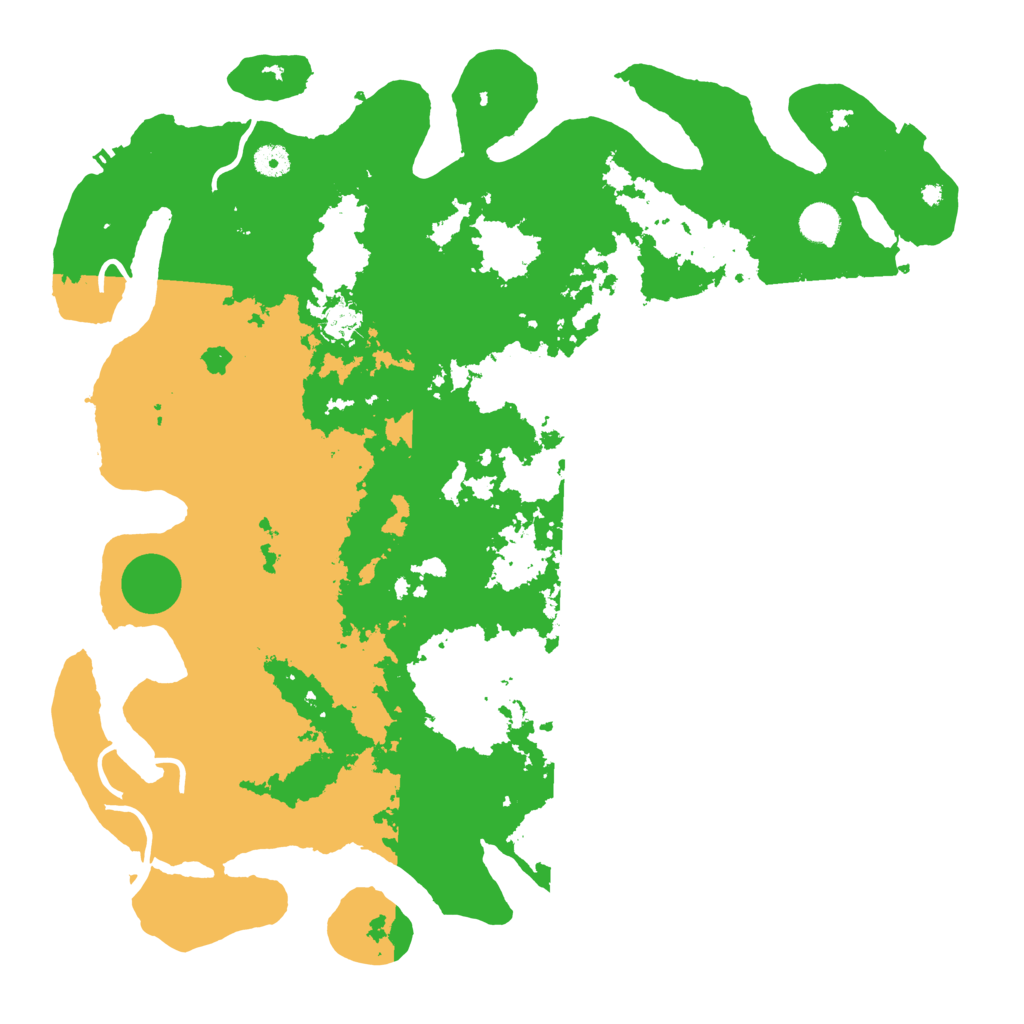 Biome Rust Map: Procedural Map, Size: 4500, Seed: 1810315341