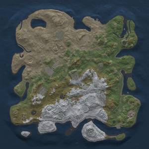 Thumbnail Rust Map: Procedural Map, Size: 4250, Seed: 1319331910, 19 Monuments