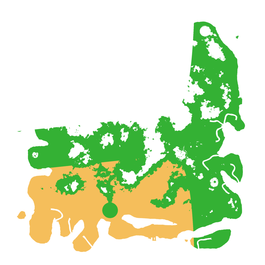 Biome Rust Map: Procedural Map, Size: 4500, Seed: 198100040