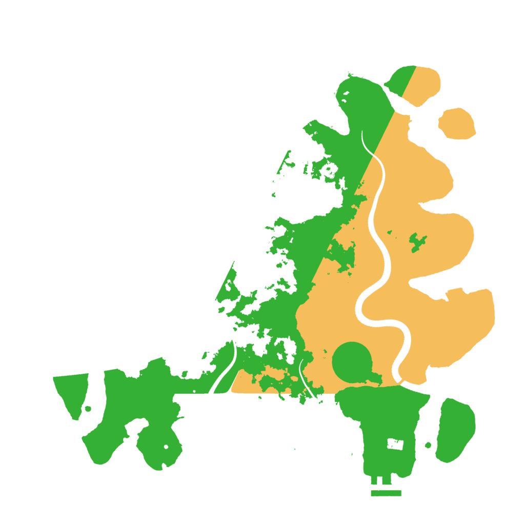 Biome Rust Map: Procedural Map, Size: 3500, Seed: 1613978226