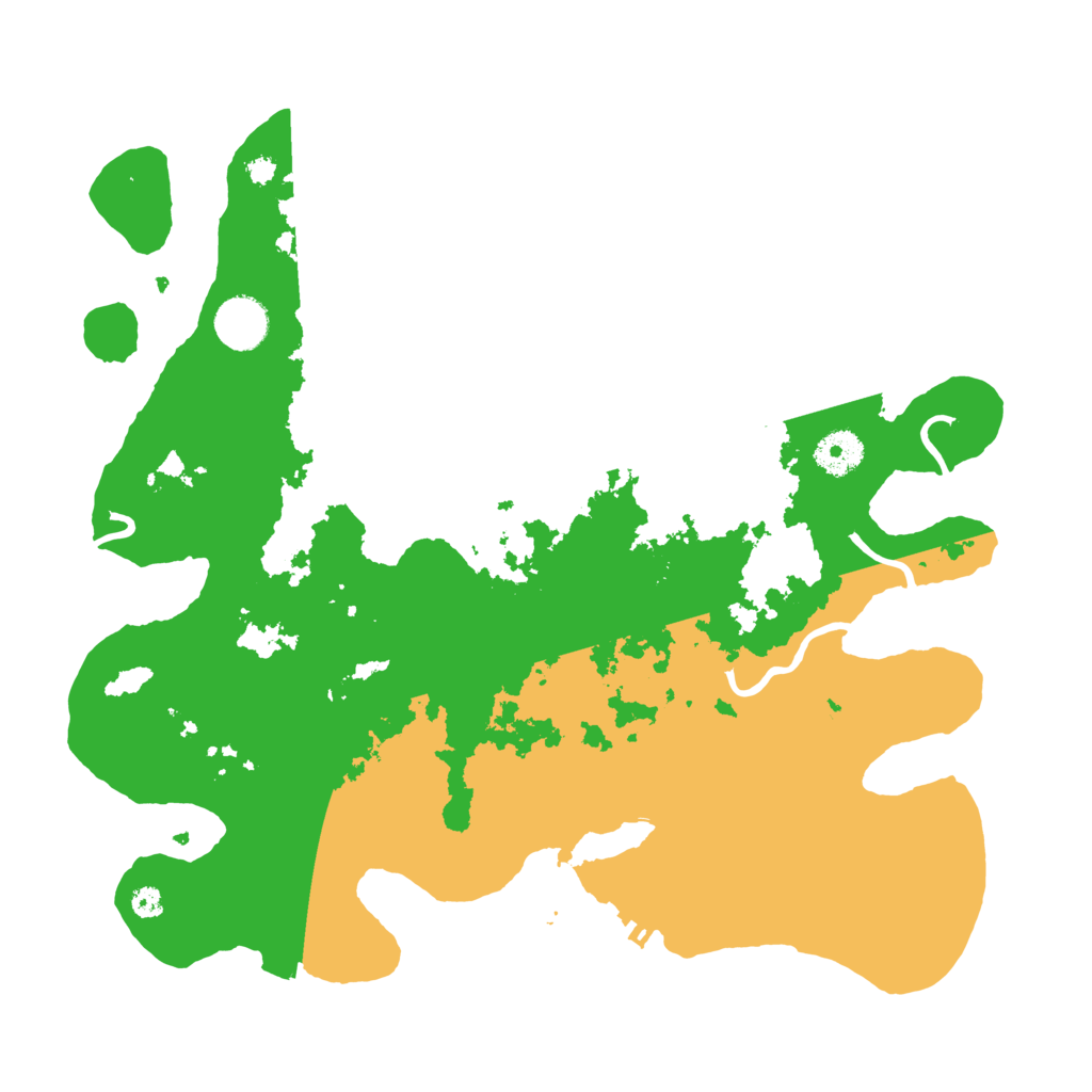 Biome Rust Map: Procedural Map, Size: 3600, Seed: 7986147