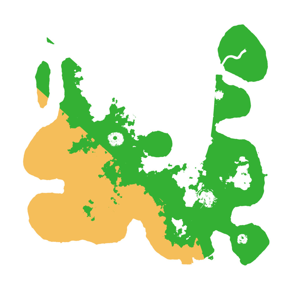Biome Rust Map: Procedural Map, Size: 3000, Seed: 9108567