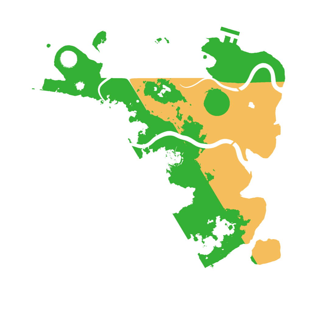 Biome Rust Map: Procedural Map, Size: 3250, Seed: 1554291673