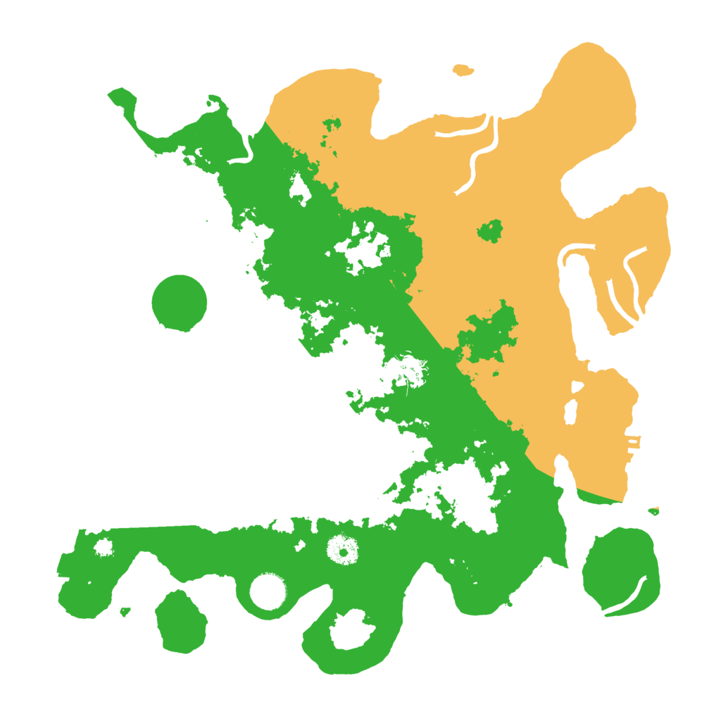 Biome Rust Map: Procedural Map, Size: 3500, Seed: 1029548989