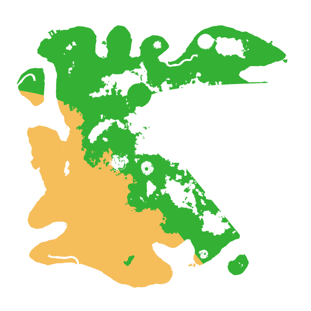 Biome Rust Map: Procedural Map, Size: 3600, Seed: 5531
