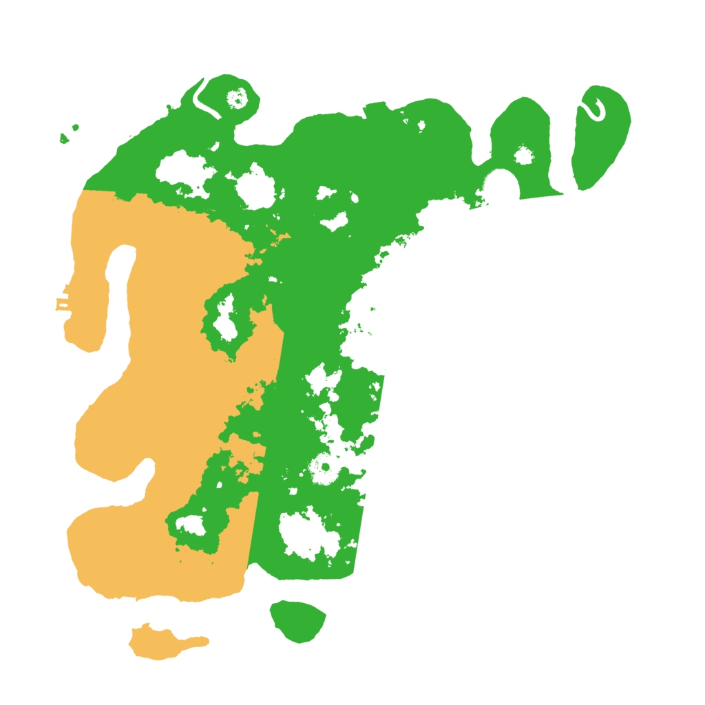 Biome Rust Map: Procedural Map, Size: 3500, Seed: 1182850472