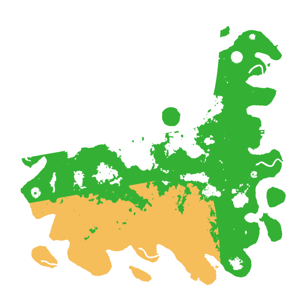 Biome Rust Map: Procedural Map, Size: 4500, Seed: 1376547077