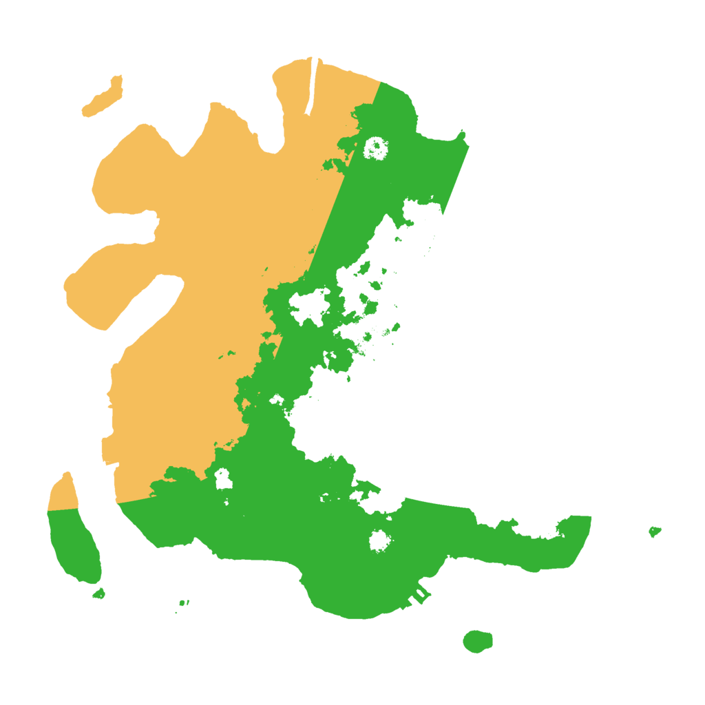Biome Rust Map: Procedural Map, Size: 3000, Seed: 52042727