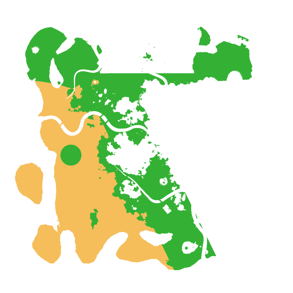 Biome Rust Map: Procedural Map, Size: 3700, Seed: 781969460