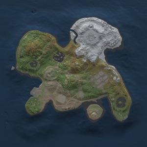 Thumbnail Rust Map: Procedural Map, Size: 2000, Seed: 8649, 6 Monuments