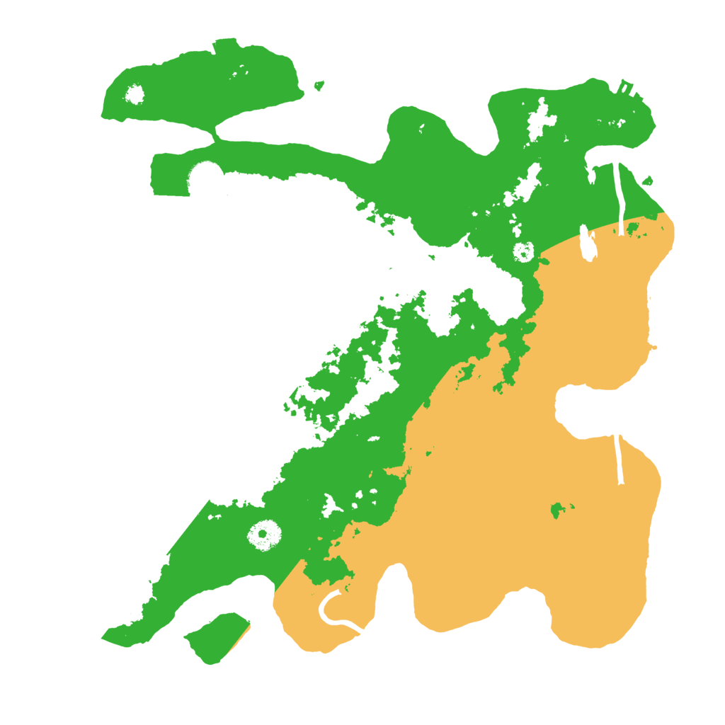 Biome Rust Map: Procedural Map, Size: 3500, Seed: 626523307