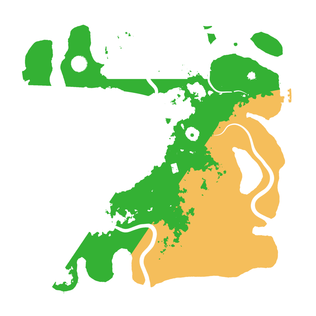 Biome Rust Map: Procedural Map, Size: 3500, Seed: 1960878043