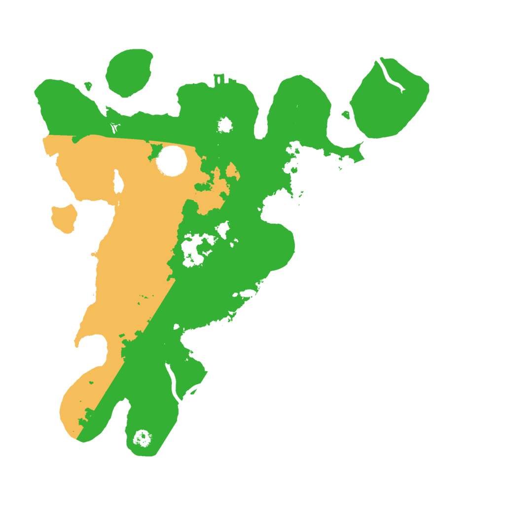 Biome Rust Map: Procedural Map, Size: 3000, Seed: 417635123