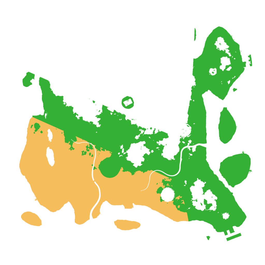 Biome Rust Map: Procedural Map, Size: 3500, Seed: 1531817579
