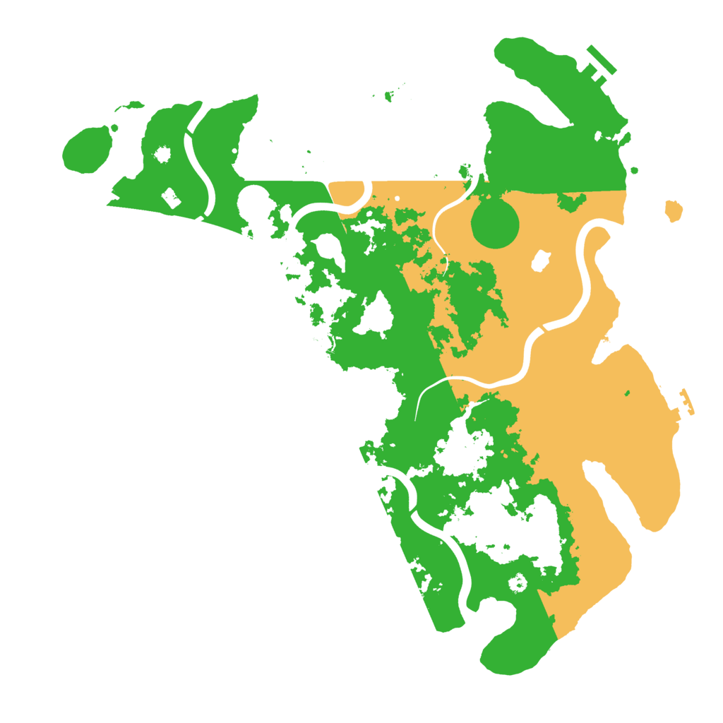 Biome Rust Map: Procedural Map, Size: 4000, Seed: 831060008